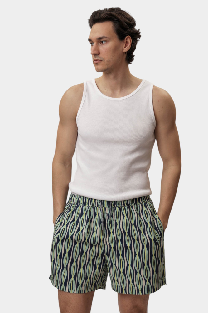 1016477 Шорты плавательные Mustang Зеленый