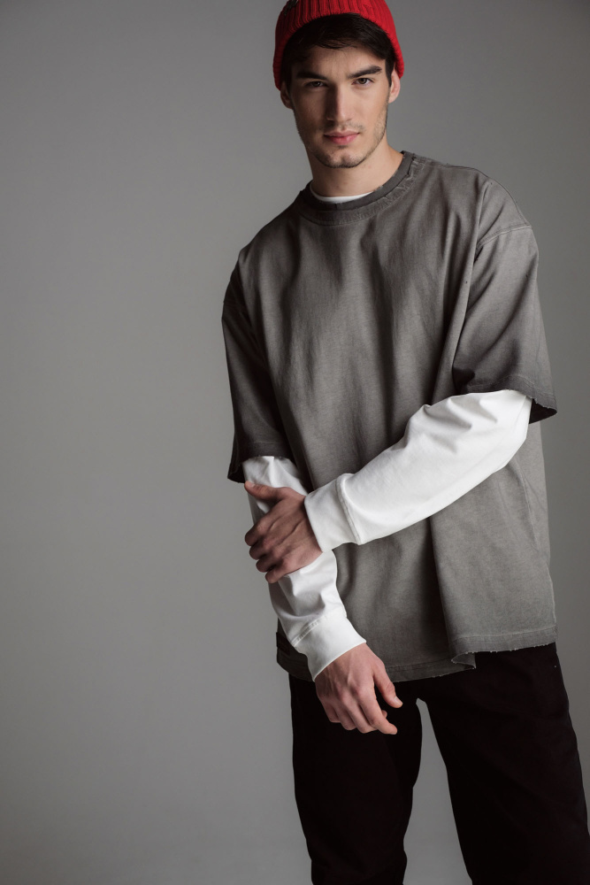 M-242-TO-56-4876 Джинсы прямые The Hills Черный