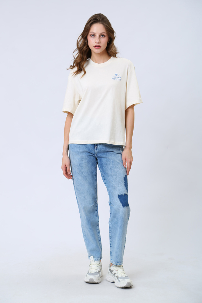 1013450-5000 джинсы boyfriend loose mustang 