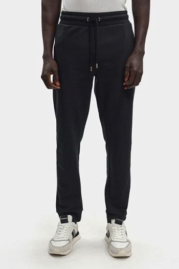 Брюки спортивные хлопковые черные Bikkembergs