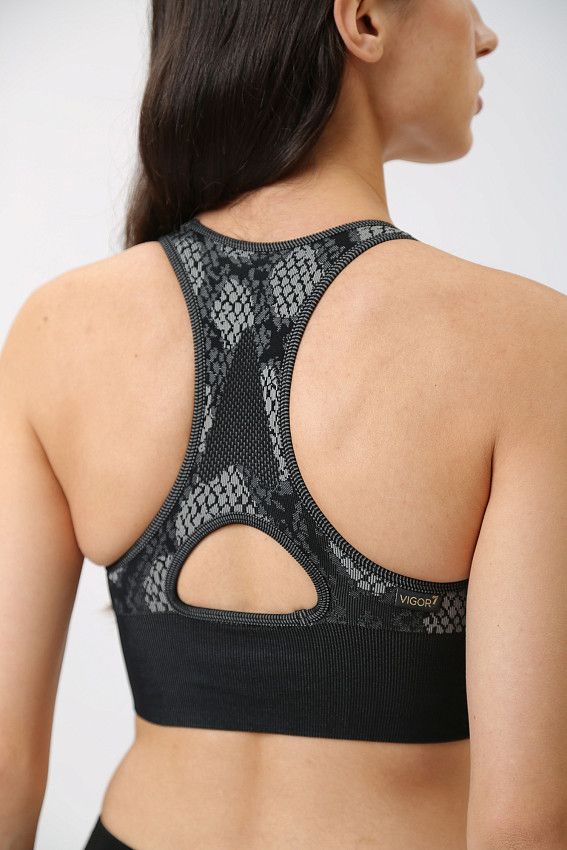 Топ спортивный EA7 Черный