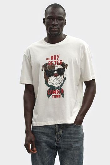 Футболка хлопковая белая Pepe Jeans