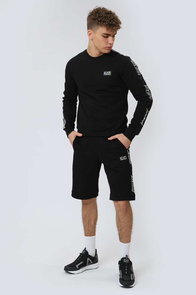 3RPS56_PJ05Z Шорты трикотажные EA7 Черный