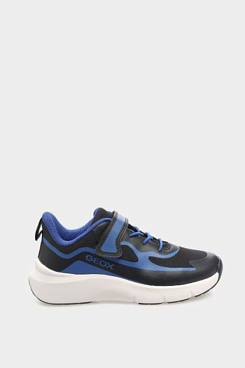 Кроссовки кожаные синие Geox