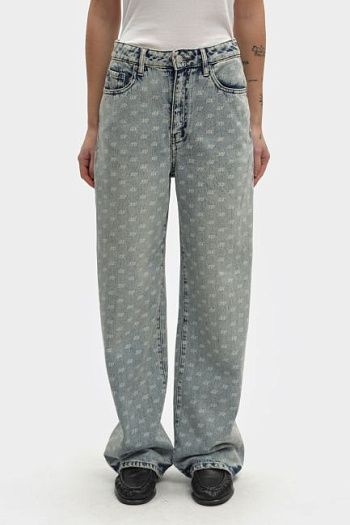 Джинсы широкие синие Armani Exchange