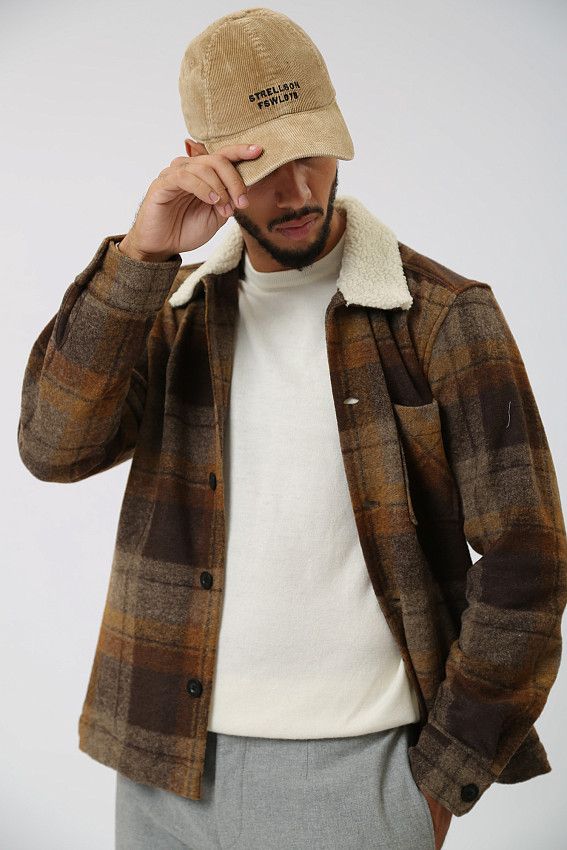 Рубашка с длинным рукавом Strellson Коричневый