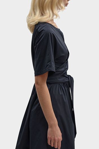 Платье из хлопка Emporio Armani