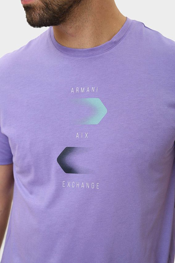 Футболка Armani Exchange Фиолетовый