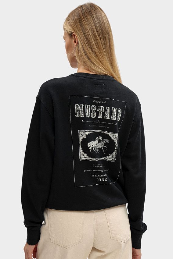 Свитшот Mustang Черный