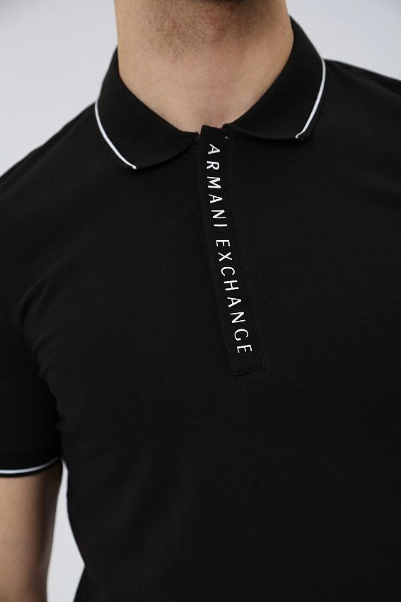 Поло Armani Exchange Черный