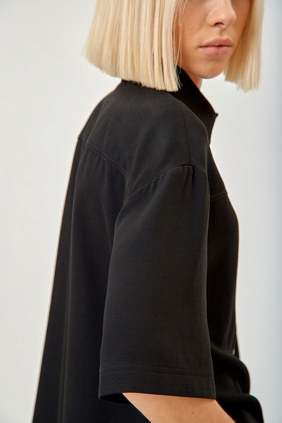 Рубашка к/рукав   The Hills Черный