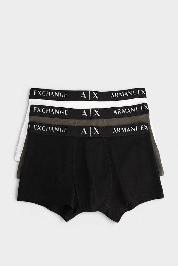 Трусы 3 шт Armani Exchange Белый