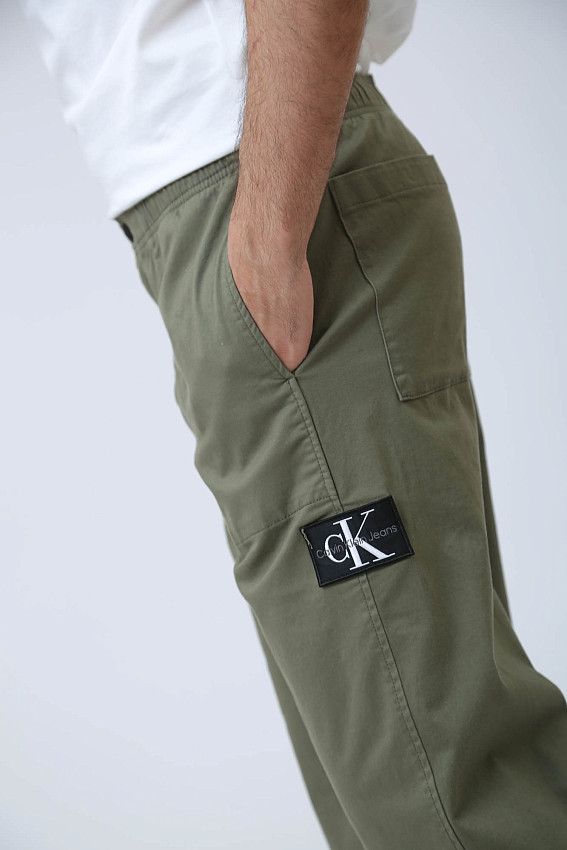 Брюки Calvin Klein Jeans Зеленый