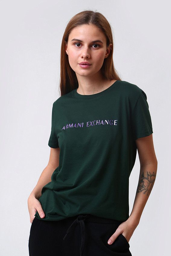 Футболка Armani Exchange Зеленый