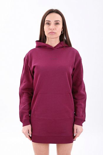 Платье хлопковое бордовое Calvin Klein Jeans