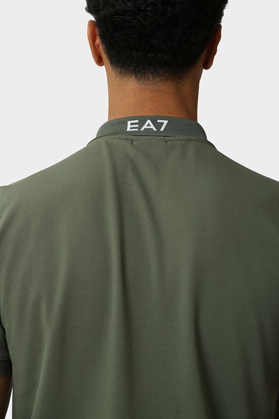 Поло EA7 Зеленый