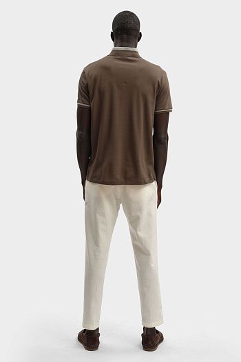Поло из хлопка Emporio Armani