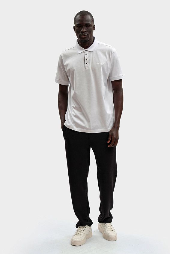 Поло Karl Lagerfeld Белый