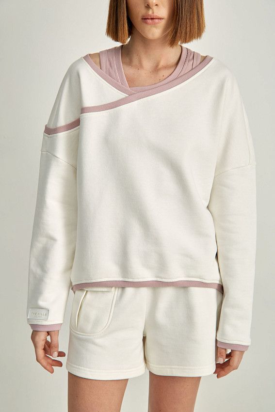 Свитшот The Hills Молочный