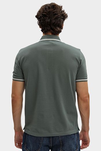 Поло из хлопка Emporio Armani