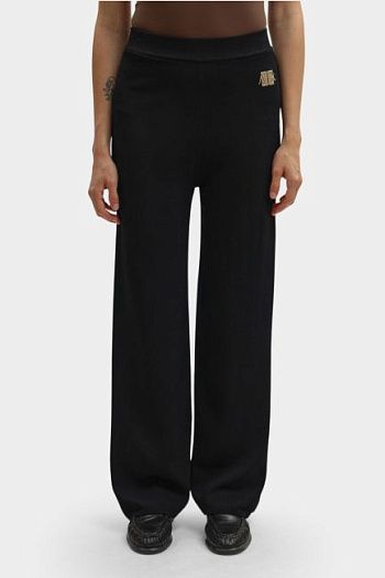 Брюки спортивные из вискозы черные Armani Exchange