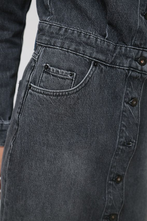 Платье джинсовое д/р Mustang Серый