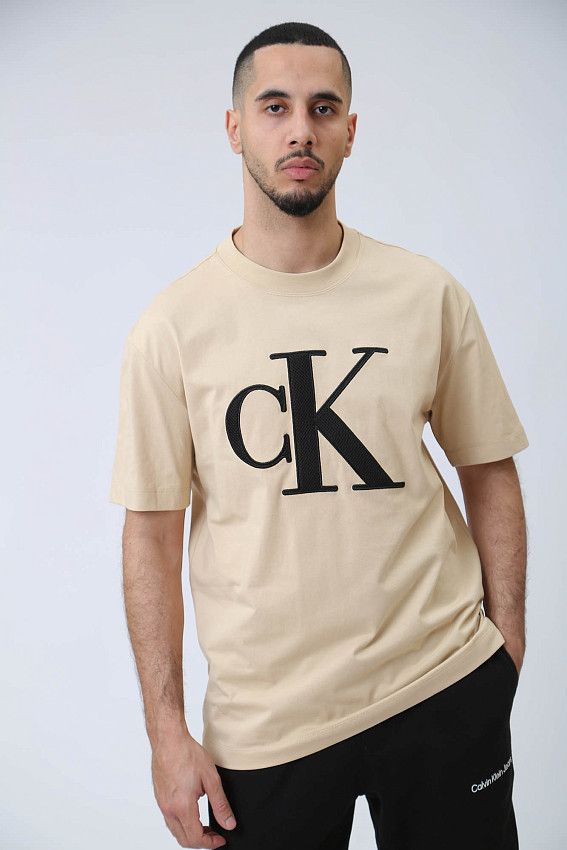 Футболка Calvin Klein Jeans Бежевый