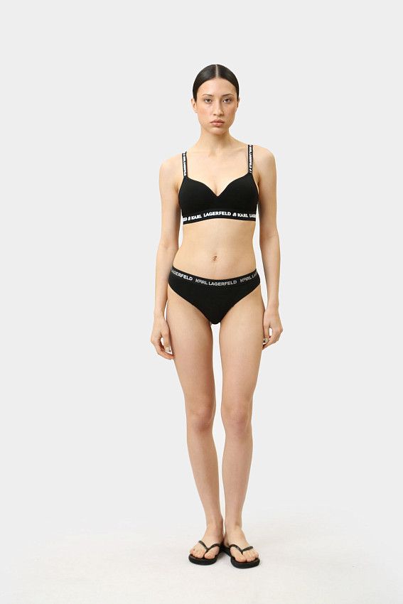 Топ Karl Lagerfeld Черный