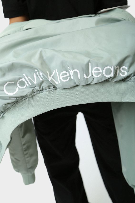 Бомбер Calvin Klein Jeans Зеленый