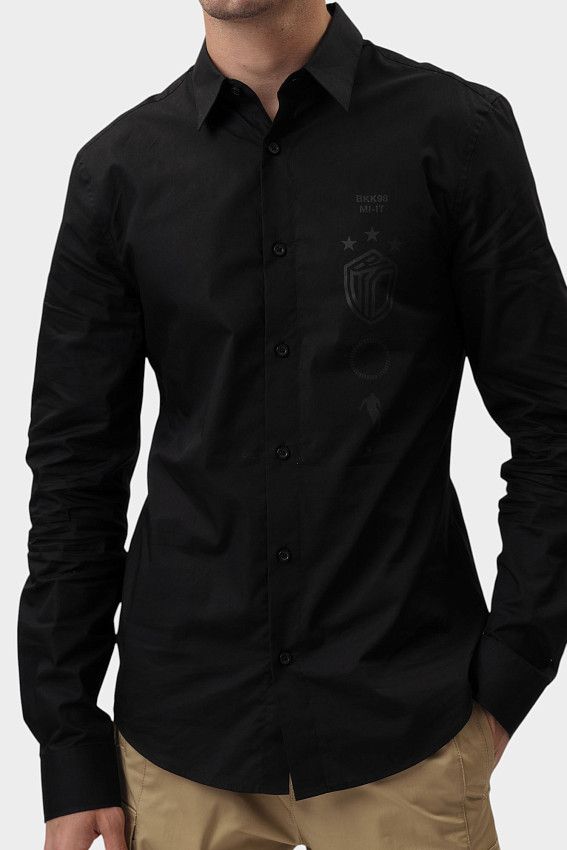 Рубашка с длинным рукавом Bikkembergs Черный