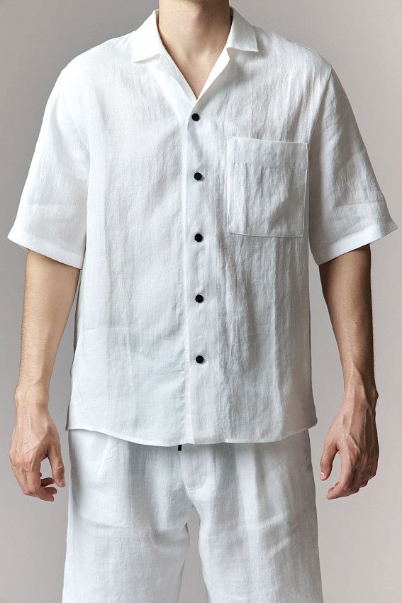 Рубашка с коротким рукавом The Hills Белый