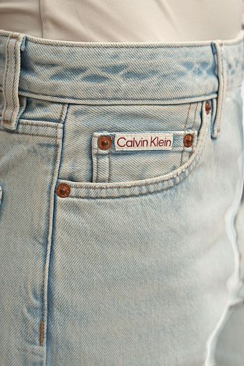Джинсы прямые голубые Calvin Klein Jeans