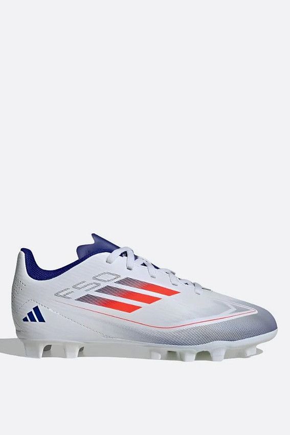 Бутсы Adidas 'F50 CLUB FxG J FTWWHT/SOLRED/LUCBLU'