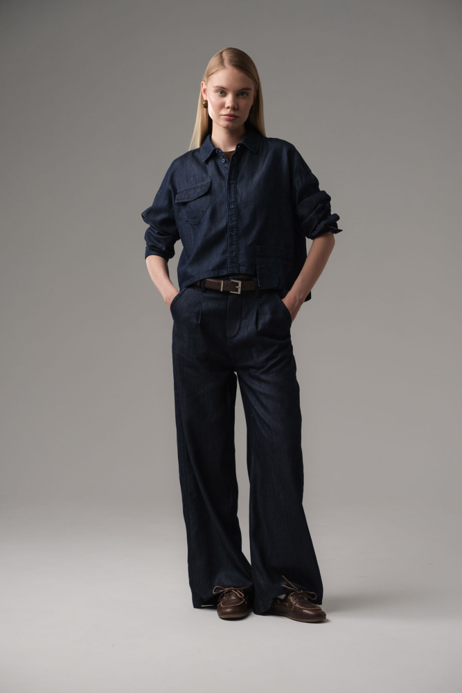 W-251-TK-56-7002 рубашка джинсовая the hills 