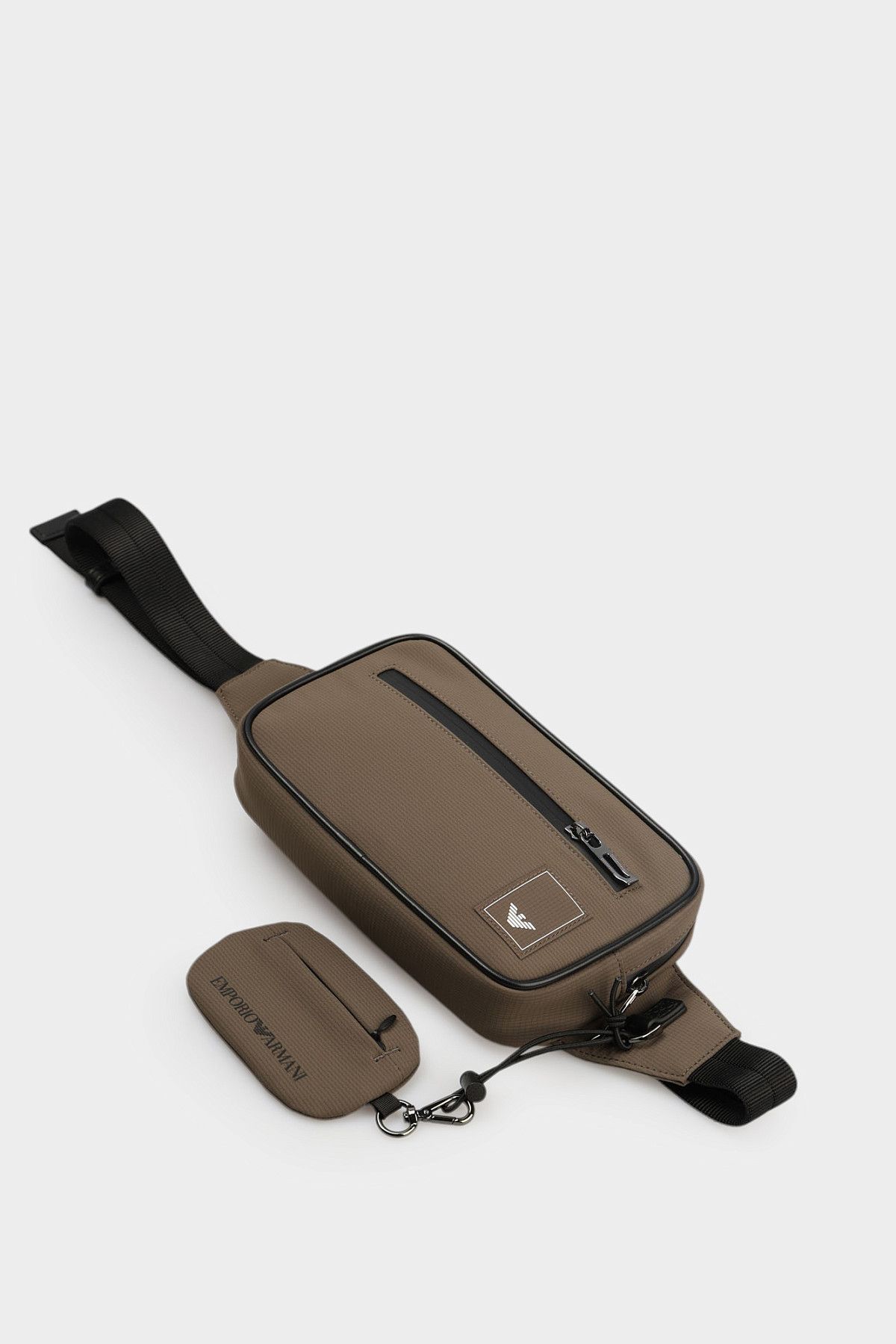 Сумка поясная Emporio Armani Коричневый