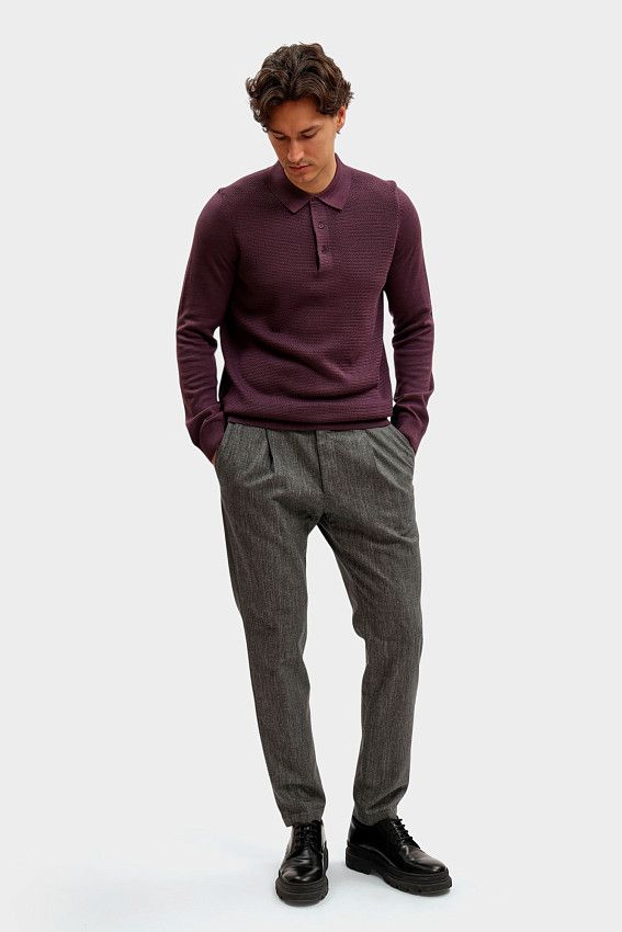 Поло Strellson Фиолетовый