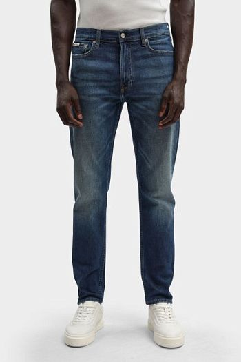 Джинсы прямые синие Calvin Klein Jeans