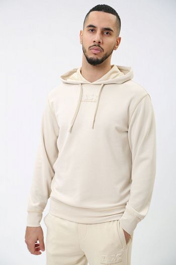 Худи из вискозы бежевые Armani Exchange