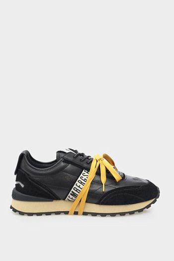 Кроссовки замшевые черные Bikkembergs