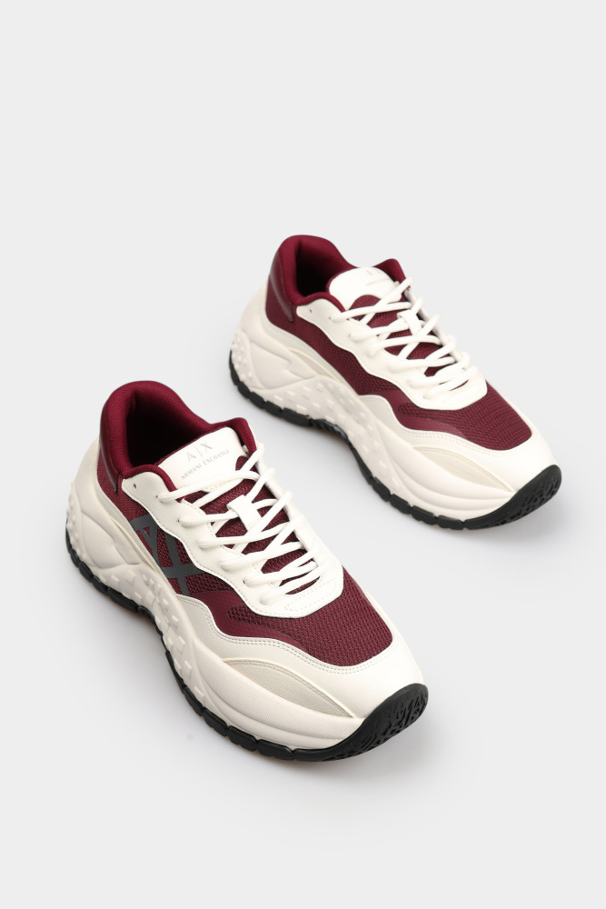 XW001626_AF19530 Кроссовки Armani Exchange Бордовый