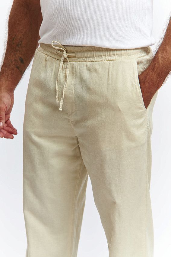 Брюки льняные Van Mich Бежевый