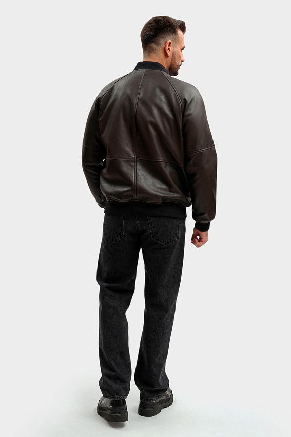 Куртка кожаная Strellson Коричневый