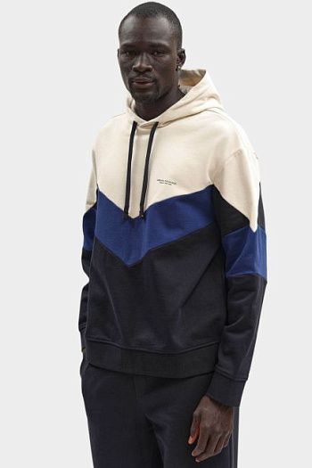 Худи хлопковое бежевое Armani Exchange