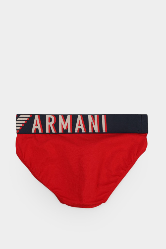 110814_4R516 Трусы брифы Emporio Armani Красный