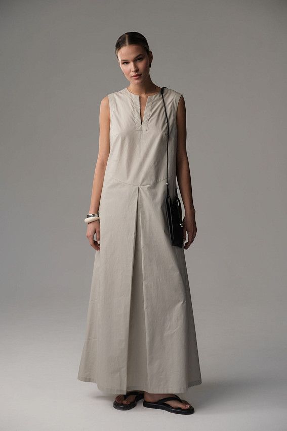 Платье The Hills Бежевый