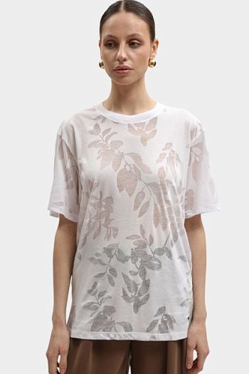 Футболка из хлопка Armani Exchange