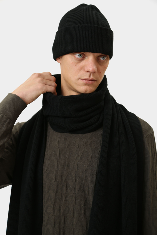 XM000116_AF1 Шарф Armani Exchange Черный