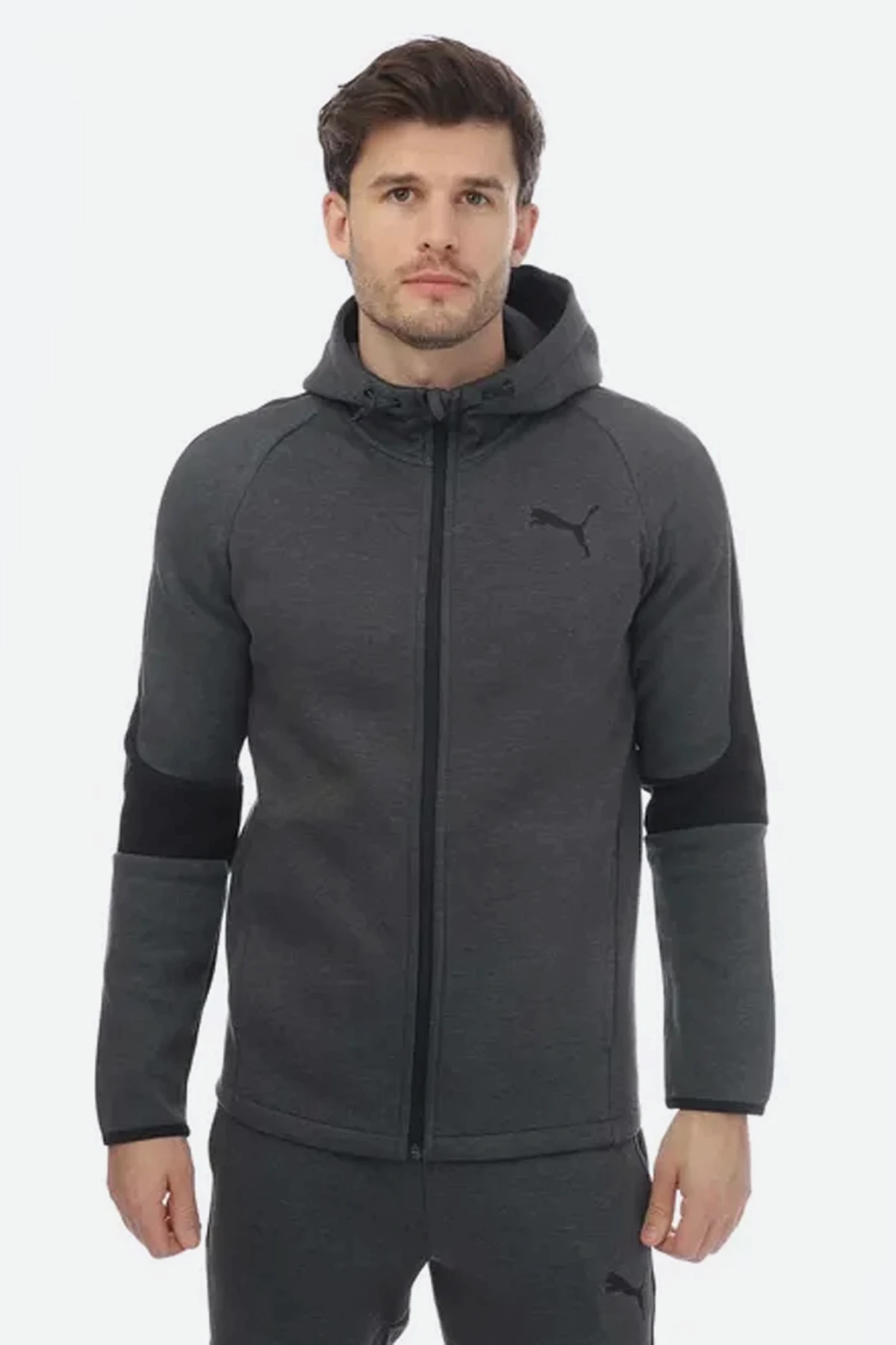 Толстовка с капюшоном Puma Серый