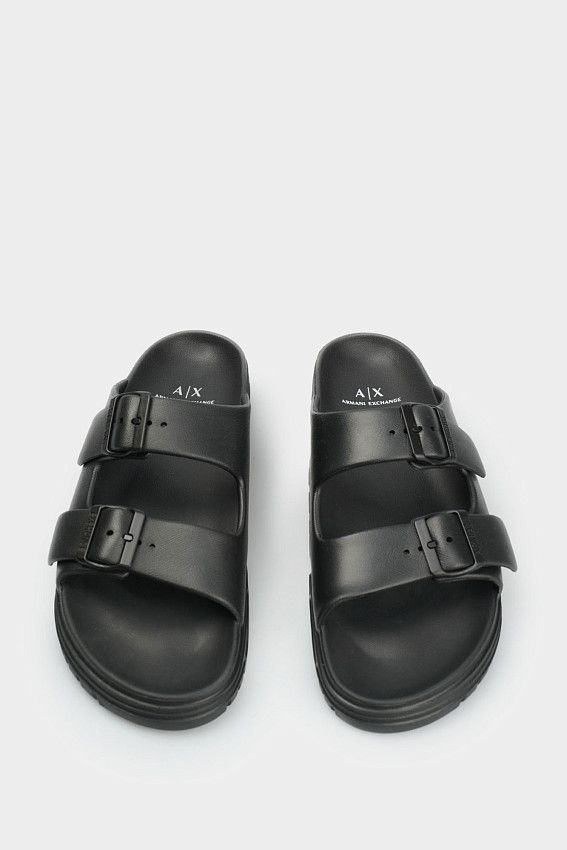 Шлепанцы Armani Exchange Черный