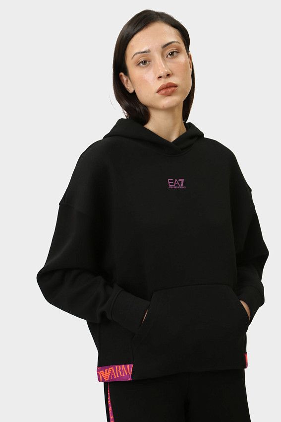 Худи EA7 Черный